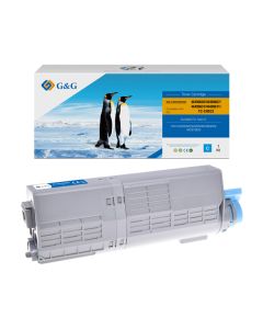 G&G kompatibilní toner s OKI 46490607, NT-COC532XXC, cyan, 6000str.