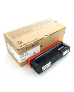 Ricoh originální toner 406351, 407639, yellow, 2500str., low capacity