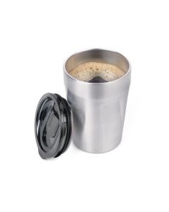 Termoska "Cup-uccino", stříbrná, 300 ml, nerez, TROIKA CUP30/ST