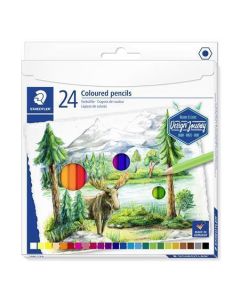 Pastelky "Design Journey", sada 24 barev, šestihranné, STAEDTLER