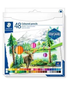 Pastelky "Design Journey", 48 různých barev, sada, šestihranné, STAEDTLER