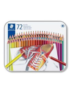 Pastelky, 72 různých barev, sada, šestihranné, STAEDTLER