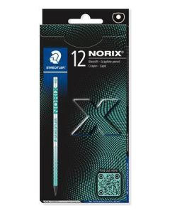 Grafitová tužka "Norix 181", zelená, 12 ks, HB, sada, STAEDTLER 181 HB-54