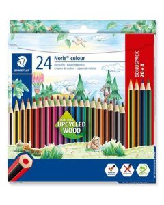 Barevné pastelky "Noris Colour", 20+4 mix barev, šestihranné, STAEDTLER