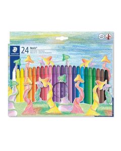 Voskovky "Noris 221", 24 barev, vysouvací, STAEDTLER 221 NWP24