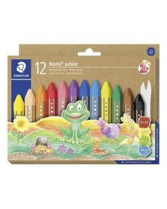 Voskovky "Noris Junior", 12 barev, jumbo, STAEDTLER 224 C12
