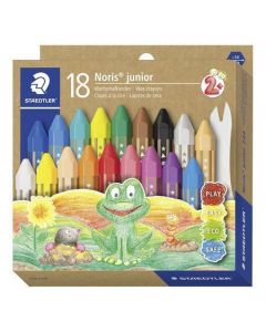 Voskovky "Noris Junior", 18 barev, jumbo, STAEDTLER 224 C18