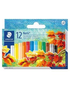 Olejové pastely "Noris Club", 12 barev, STAEDTLER