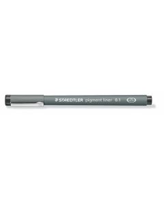 Liner "Pigment Liner", černá, 0,1 mm, STAEDTLER