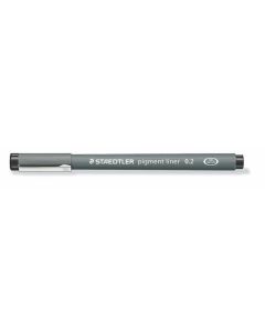Liner "Pigment Liner", černá, 0,2 mm, STAEDTLER