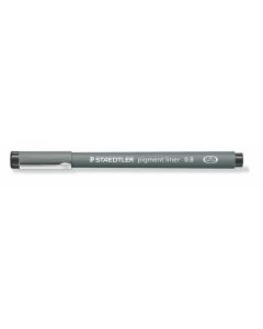 Liner "Pigment Liner", černá, 0,8 mm, STAEDTLER