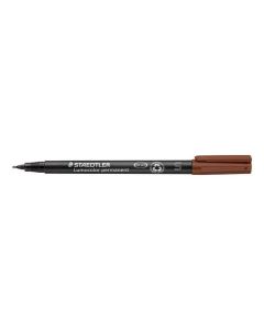 Permanentní popisovač "Lumocolor 313 S", hnědá, 0,4 mm, OHP, STAEDTLER