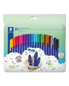 Fixy "Triplus 323", 20 barev, sada, 1 mm, STAEDTLER 323 C20