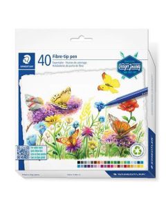Fixy "Triplus 323", 40 barev, sada, 1 mm, STAEDTLER 323 C40-C