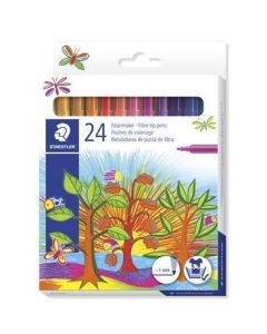 Fixy, sada, 24 barev, 1 mm, STAEDTLER