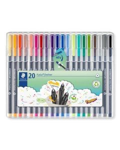 Liner "Triplus 334 Box" sada, 20 barev, 0,3mm, STAEDTLER
