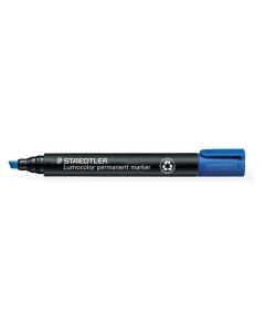 Permanentní popisovač "Lumocolor 350", modrá, klínový hrot, STAEDTLER