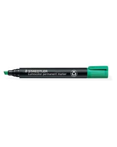 Permanentní popisovač "Lumocolor 350", zelená, klínový hrot, STAEDTLER