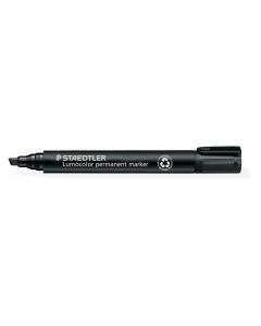 Permanentní popisovač "Lumocolor 350", černá, klínový hrot, STAEDTLER