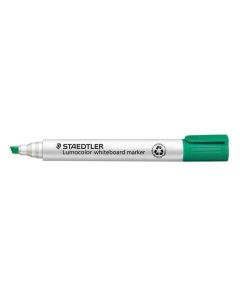 Popisovač na bílou tabuli "Lumocolor 351 B", zelená, klínový hrot, STAEDTLER