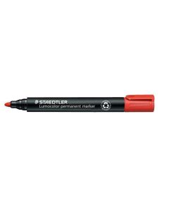 Permanentní popisovač "Lumocolor 352", červená, 2 mm, kuželový hrot, STAEDTLER