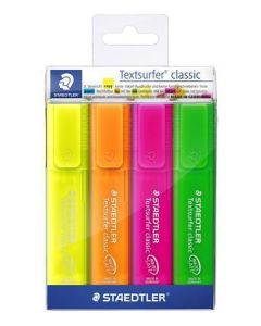 Zvýrazňovač "Textsurfer classic 364", 4 barvy, 1-5mm, STAEDTLER