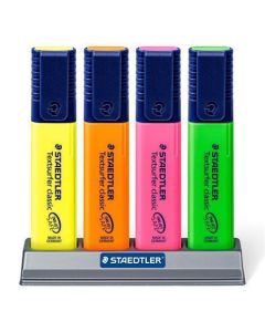 Zvýrazňovač "Textsurfer classic 364", 4 barvy, 1-5mm, ve stojánku, STAEDTLER