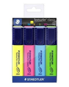 Zvýrazňovač "Textsurfer classic 364", 4 barvy, 1-5mm, STAEDTLER