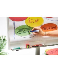 Popisovač na bílou tabuli a flipchart "MARKdry", modrá, STABILO 648/41