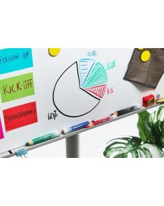 Popisovač na bílou tabuli a flipchart "MARKdry", černá, STABILO 648/46