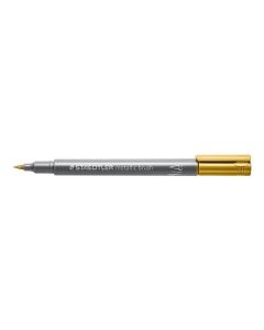 Štětcový fix "Design Journey Metallic Brush", zlatá, 1-6 mm, STAEDTLER 8321-11