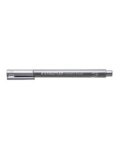 Štětcový fix "Design Journey Metallic Brush", stříbrná, 1-6 mm, STAEDTLER 8321-81