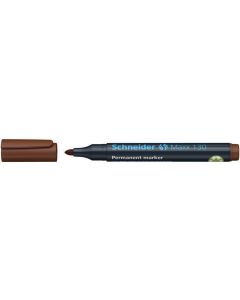 Permanentní popisovač "Maxx 130", hnědá, 1-3mm, kuželový hrot, SCHNEIDER