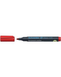 Permanentní popisovač "Maxx 130", červená, 1-3mm, kuželový hrot, SCHNEIDER