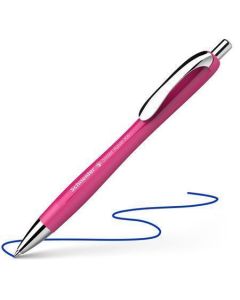 Kuličkové pero "Slider Rave XB", sytě růžová, 0,7 mm, stiskací mechanismus, SCHNEIDER 132509