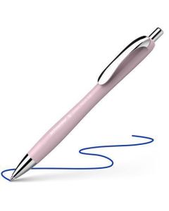 Kuličkové pero "Slider Rave XB", perleťově růžová, 0,7 mm, stiskací mechanismus, SCHNEIDER 132519