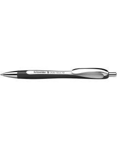 Kuličkové pero "Slider Rave XB", bílo - černá, 0,7 mm, stiskací mechanismus, 5 ks, SCHNEIDER 132549