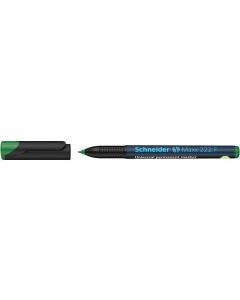 Permanentní popisovač "Maxx 222 F", zelená, 0,7mm, OHP, SCHNEIDER
