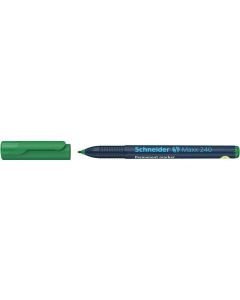 Permanentní popisovač "Maxx 240", zelená, 1-2mm, kuželový hrot, SCHNEIDER