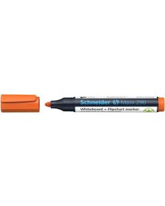 Popisovač na bílou tabuli a flipchart "Maxx 290", oranžová, 1-3 mm, kuželový hrot, SCHNEIDER 129106