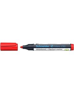 Popisovač na bílou tabuli a flipchart "Maxx 290", červená, 1-3 mm, kuželový hrot, SCHNEIDER 129002