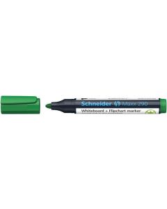 Popisovač na bílou tabuli a flipchart "Maxx 290", zelená, 1-3 mm, kuželový hrot, SCHNEIDER 129004