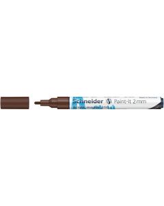 120107 Akrylový popisovač "Paint-It 310", hnědá, 2 mm, SCHNEIDER