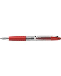 Gelové pero "Gelion 1", červená, 0,4mm, stiskací mechanismus, SCHNEIDER