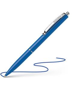 Kuličkové pero "K15", modrá, 0,5mm, stiskací mechanismus, SCHNEIDER