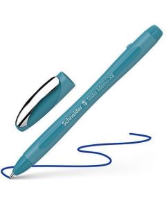 Kuličkové pero "Slider Memo XB", modrozelená, 0,7 mm, s uzávěrem, SCHNEIDER 150213