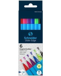 Kuličkové pero "Slider Edge XB" sada, mix barev, 0,7 mm, s uzávěrem, SCHNEIDER