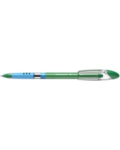 Kuličkové pero "Slider M", zelená, 0,5mm, s uzávěrem, SCHNEIDER