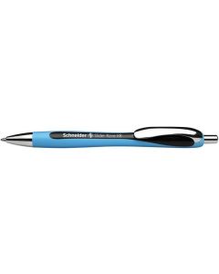 Kuličkové pero "Slider Rave", černá, 0,7mm, stiskací mechanismus, SCHNEIDER