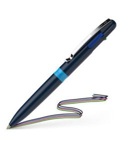Kuličkové pero "Take 4", tmavě modré, 0,5 mm, stiskací mechanismus, 4-barevné, SCHNEIDER 138003